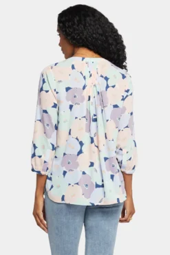 Pintuck Blouse - Rosemount 7 Pintuck Blouse - Rosemount -Nydj Apparel Shop S1F0537 H2028 2