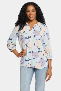 Pintuck Blouse - Rosemount 9 Pintuck Blouse - Rosemount -Nydj Apparel Shop S1F0537 H2028 4