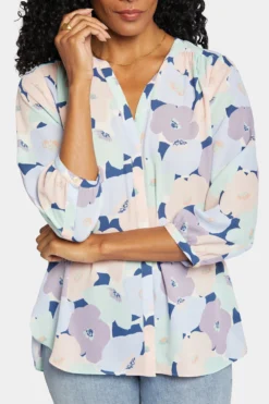 Pintuck Blouse - Rosemount 11 Pintuck Blouse - Rosemount -Nydj Apparel Shop S1F0537 H2028 6