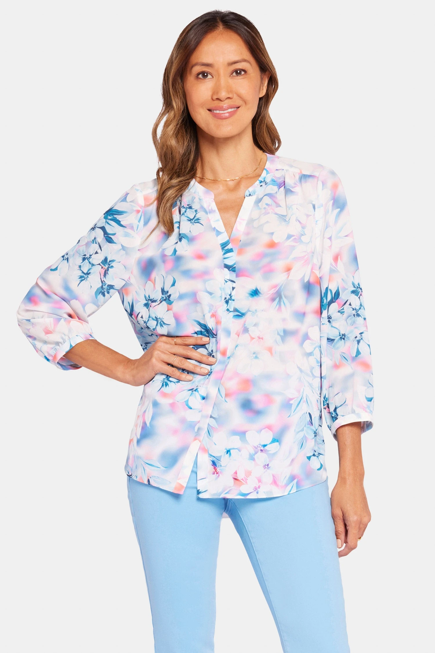 Pintuck Blouse - Windsong 1 Pintuck Blouse - Windsong