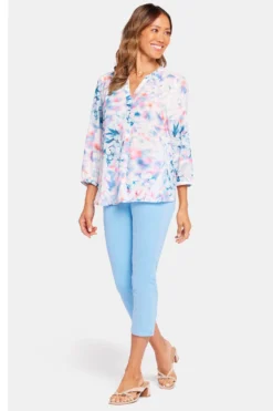 Pintuck Blouse - Windsong 11 Pintuck Blouse - Windsong -Nydj Apparel Shop S1F0537 S1099 5