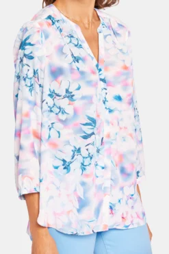 Pintuck Blouse - Windsong 12 Pintuck Blouse - Windsong -Nydj Apparel Shop S1F0537 S1099 6