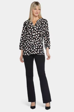 Pintuck Blouse - Matilda Dot -Nydj Apparel Shop S1F0537 S2053 5