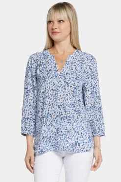 Pintuck Blouse - Hayward Hills -Nydj Apparel Shop S1F0537 S2068 4