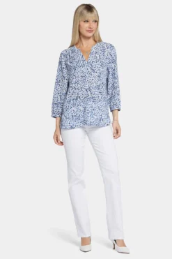 Pintuck Blouse - Hayward Hills -Nydj Apparel Shop S1F0537 S2068 5