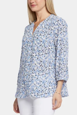 Pintuck Blouse - Calle Canyon 12 Pintuck Blouse - Calle Canyon -Nydj Apparel Shop S1F0537 S2074 6