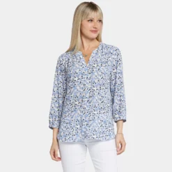 Pintuck Blouse - Calle Canyon 13 Pintuck Blouse - Calle Canyon -Nydj Apparel Shop S1F0537 S2074 DPA
