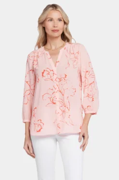 Pintuck Blouse - Gianna Garden