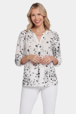 Pintuck Blouse - Rio Vista -Nydj Apparel Shop S1F0537 S2078 4