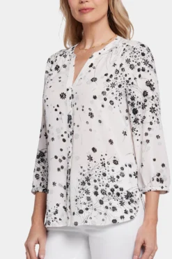 Pintuck Blouse - Rio Vista -Nydj Apparel Shop S1F0537 S2078 6