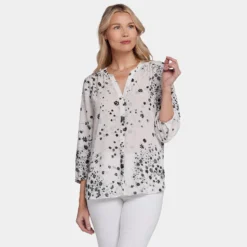 Pintuck Blouse - Rio Vista -Nydj Apparel Shop S1F0537 S2078 DPA