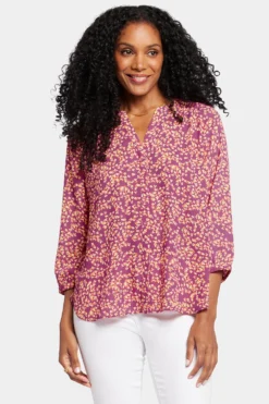 Pintuck Blouse - Claudia -Nydj Apparel Shop S1F0537 S2093 4