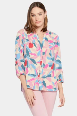 Pintuck Blouse - Graceway -Nydj Apparel Shop S1F0537 U1076 4