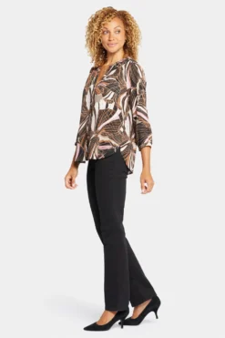 Pintuck Blouse - Half Moon Bay -Nydj Apparel Shop S1F0537 U1083 3