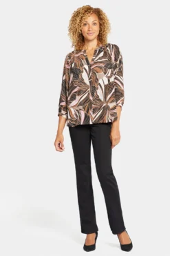 Pintuck Blouse - Half Moon Bay -Nydj Apparel Shop S1F0537 U1083 5