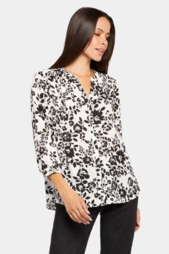 Pintuck Blouse - Villa Capri