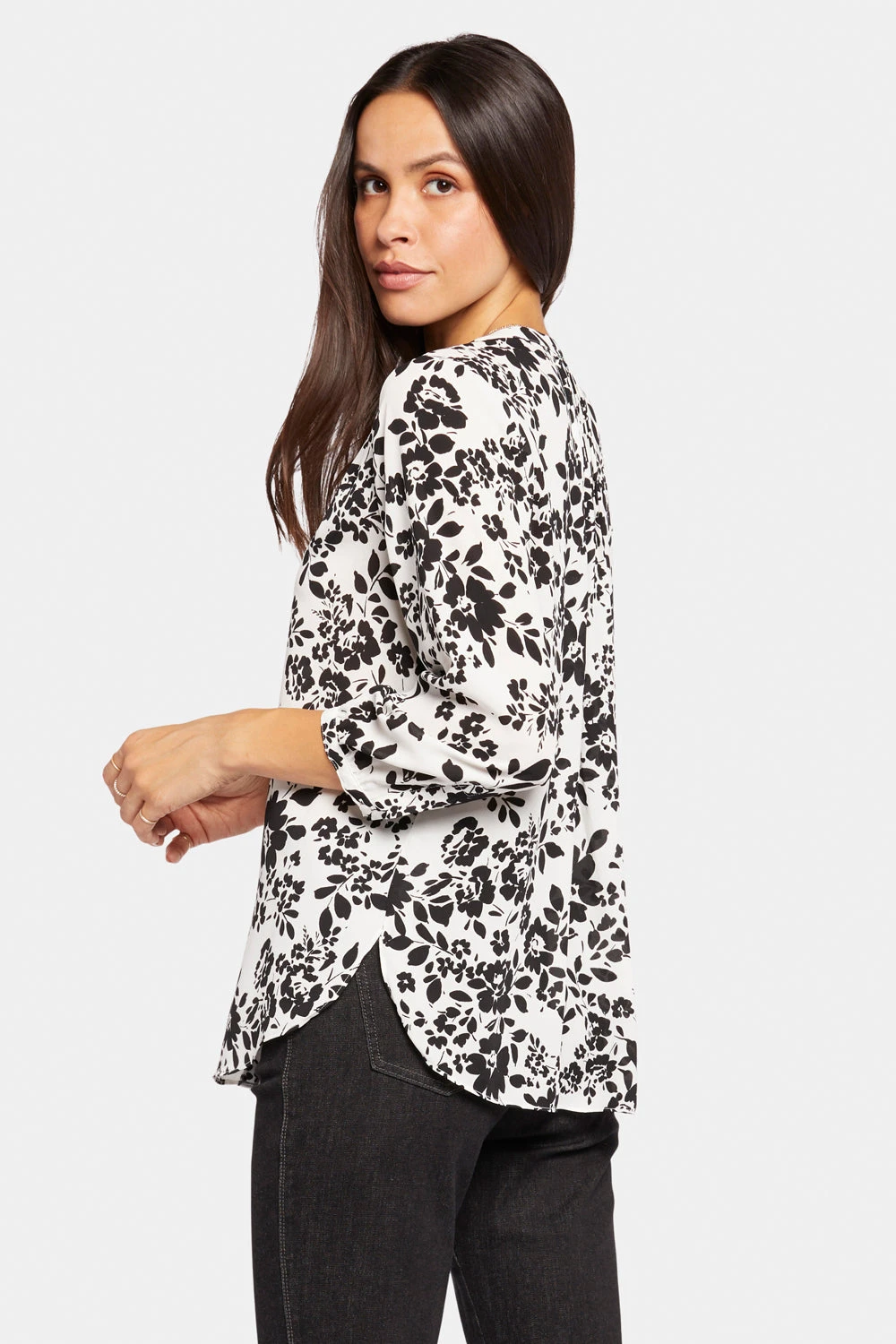 Pintuck Blouse - Villa Capri 2 Pintuck Blouse - Villa Capri - Image 2