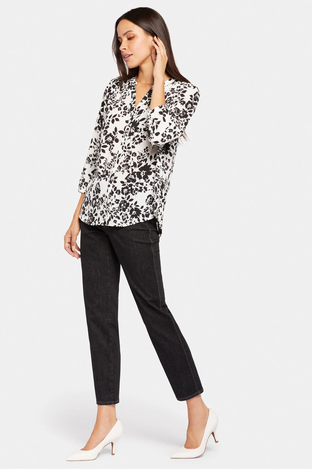 Pintuck Blouse - Villa Capri 5 Pintuck Blouse - Villa Capri - Image 5