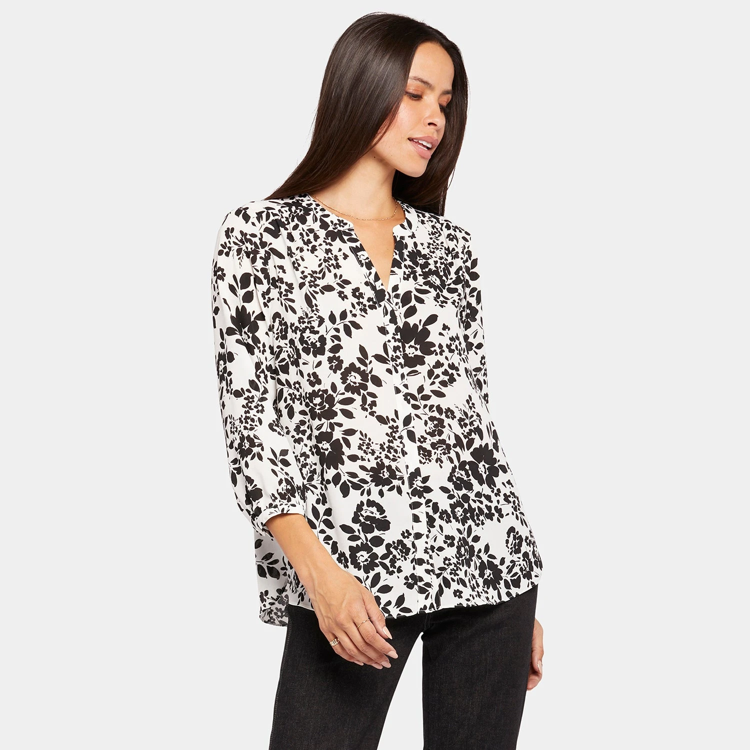 Pintuck Blouse - Villa Capri 7 Pintuck Blouse - Villa Capri - Image 7