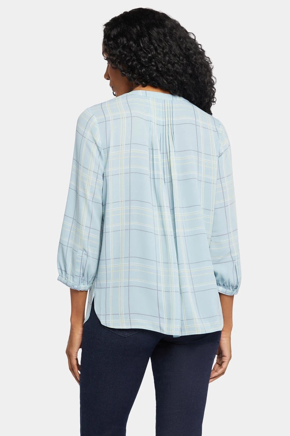 Pintuck Blouse - Wembley Plaid 2 Pintuck Blouse - Wembley Plaid - Image 2