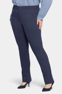 Slim Trouser Pants In Plus Size - Oxford Navy -Nydj Apparel Shop W11Z2020 OXNV 3