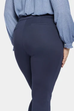 Slim Trouser Pants In Plus Size - Oxford Navy -Nydj Apparel Shop W11Z2020 OXNV 6