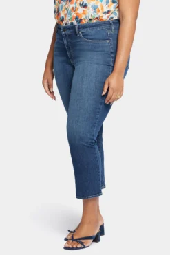 Marilyn Straight Ankle Jeans In Plus Size - Dimension -Nydj Apparel Shop W66TMA2512 DMNSN 3