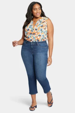 Marilyn Straight Ankle Jeans In Plus Size - Dimension -Nydj Apparel Shop W66TMA2512 DMNSN 4