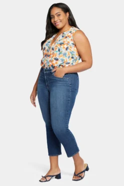 Marilyn Straight Ankle Jeans In Plus Size - Dimension -Nydj Apparel Shop W66TMA2512 DMNSN 5