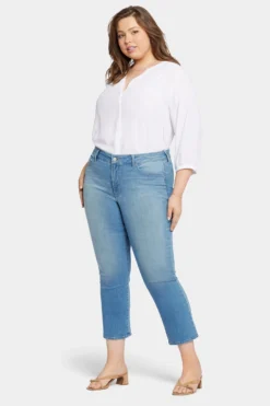 Marilyn Straight Ankle Jeans In Plus Size - Mesmerize 10 Marilyn Straight Ankle Jeans In Plus Size - Mesmerize -Nydj Apparel Shop W66TMA2512 MSMRZ 5