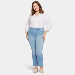 Slim Bootcut Ankle Jeans In Plus Size - Lustre -Nydj Apparel Shop WAER8084 LSTRE DPA