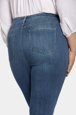 Slim Bootcut Ankle Jeans In Plus Size - Serendipity -Nydj Apparel Shop WAER8084 SRNDP 6