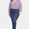 Marilyn Straight Ankle Jeans In Plus Size - Wonderland