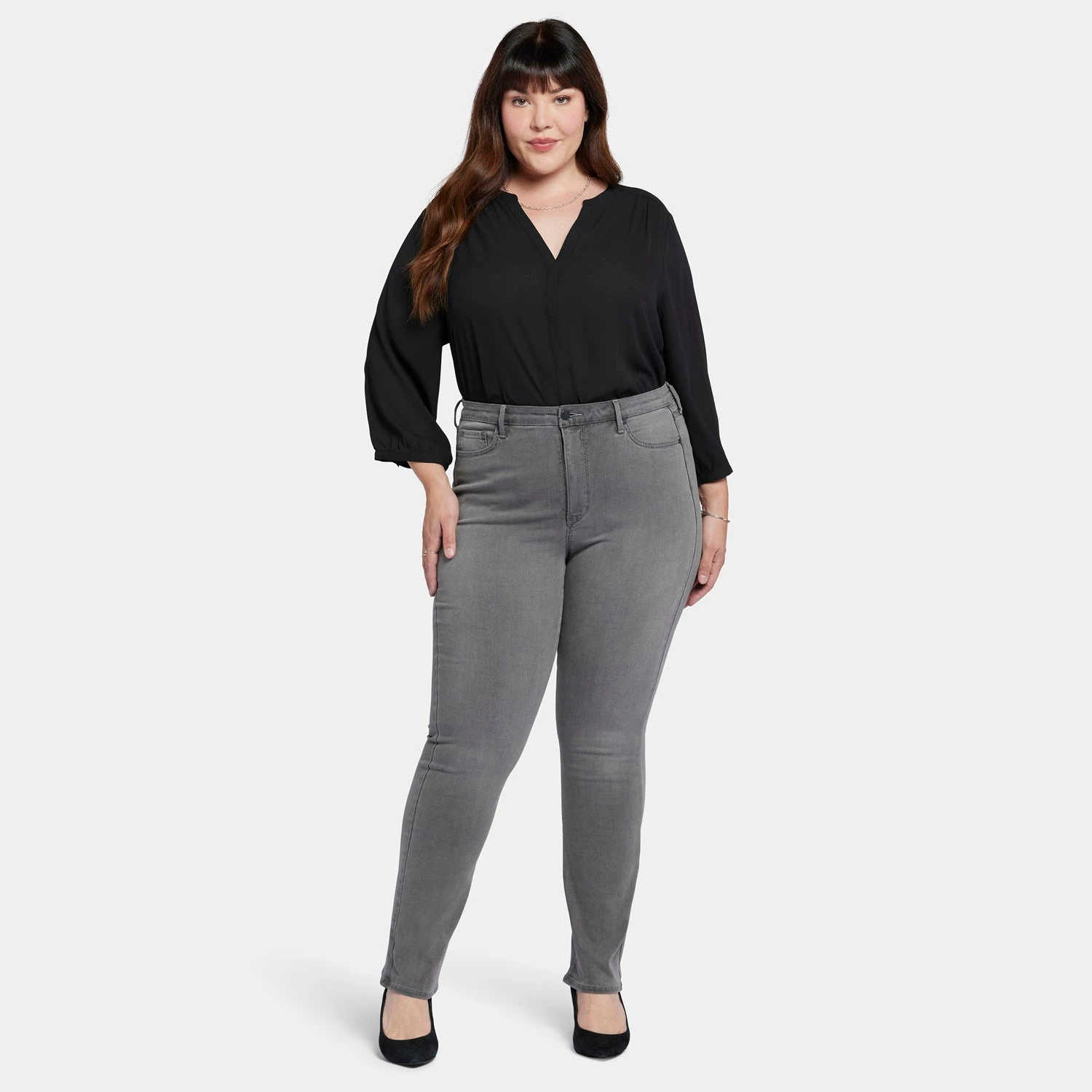 Billie Mini Bootcut Jeans In Plus Size - Parade 7 Billie Mini Bootcut Jeans In Plus Size - Parade - Image 7