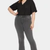 Slim Bootcut Ankle Jeans In Plus Size - Destiny