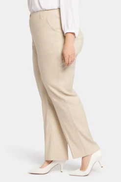 Marilyn Straight Pants In Plus Size - Feather 9 Marilyn Straight Pants In Plus Size - Feather -Nydj Apparel Shop WAKB8682 FEATH 3 c68b7d09 3e17 4a22 be29 bd4a2a09b28c