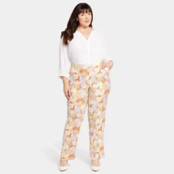Marilyn Straight Pants In Plus Size - Sunset Grove 13 Marilyn Straight Pants In Plus Size - Sunset Grove -Nydj Apparel Shop WAKB8682 S2015 DPA