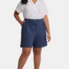 Relaxed Shorts In Plus Size - Oxford Navy