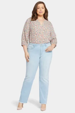 Bailey Relaxed Straight Jeans In Plus Size - Brightside 10 Bailey Relaxed Straight Jeans In Plus Size - Brightside -Nydj Apparel Shop WANV8278 BRTSD 4