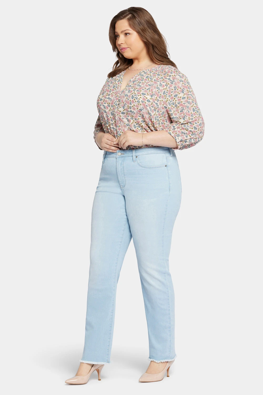 Bailey Relaxed Straight Jeans In Plus Size - Brightside 5 Bailey Relaxed Straight Jeans In Plus Size - Brightside - Image 5