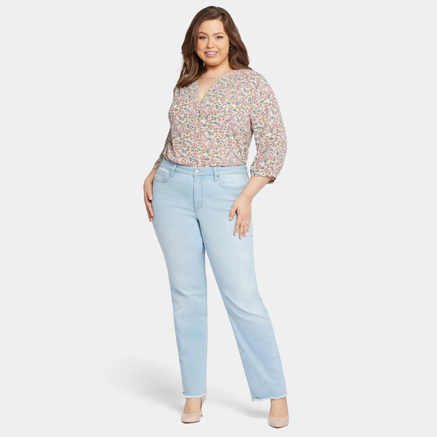 Bailey Relaxed Straight Jeans In Plus Size - Brightside 7 Bailey Relaxed Straight Jeans In Plus Size - Brightside - Image 7