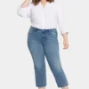 Relaxed Piper Crop Jeans In Plus Size - Romance