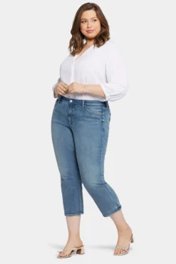 Relaxed Piper Crop Jeans In Plus Size - Romance -Nydj Apparel Shop WANV8560 RMNCE 5