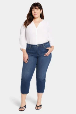 Relaxed Piper Crop Jeans In Plus Size - Sonnet 10 Relaxed Piper Crop Jeans In Plus Size - Sonnet -Nydj Apparel Shop WANV8560 SNNT 4