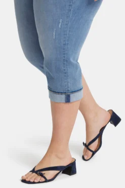 Marilyn Straight Crop Jeans In Plus Size - Lakefront 11 Marilyn Straight Crop Jeans In Plus Size - Lakefront -Nydj Apparel Shop WANVCR2389 LKFNT 6