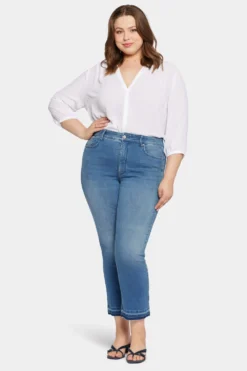 Marilyn Straight Ankle Jeans In Plus Size - Stunning