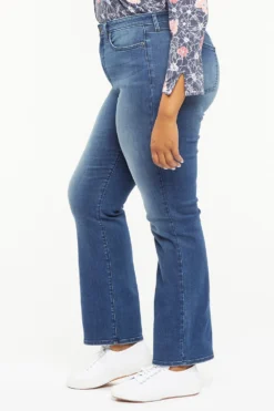 Bailey Relaxed Straight Jeans In Plus Size - Bluewell -Nydj Apparel Shop WATK2926 BLUEW 3