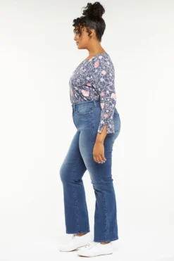 Bailey Relaxed Straight Jeans In Plus Size - Bluewell -Nydj Apparel Shop WATK2926 BLUEW 6