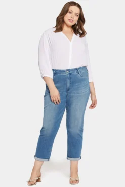 Margot Girlfriend Jeans In Plus Size - Stunning -Nydj Apparel Shop WATK8649 STNNG 4