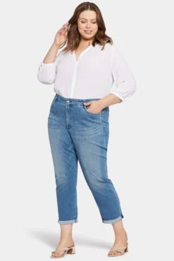 Margot Girlfriend Jeans In Plus Size - Stunning -Nydj Apparel Shop WATK8649 STNNG 5